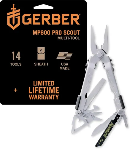 Vista 4 de Gerber Gear MP600 Multiherramienta Multi-Alicate – Fabricado en Estados Unidos – Pro Scout, 13 herramientas