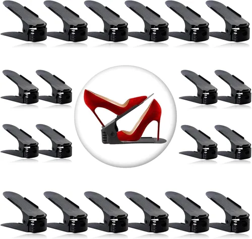 Vista 9 de Neprock Organizador de Ranuras para Zapatos, Organizador de Almacenamiento de Zapatos Estante para Zapatos para Organización de Closet, Organizador