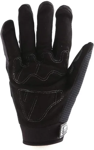 Vista 2 de Guantes de diseño de esqueleto, para motocross, moto BMX, MX, ATV, verde, S, Negro