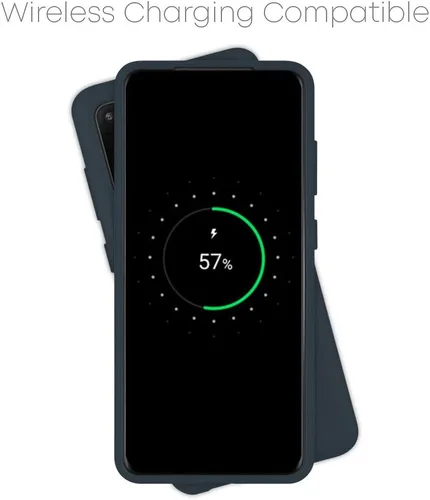 Vista 5 de GOOSPERY Funda suave para Samsung Galaxy S20 (2020), funda delgada y sedosa para parachoques (azul medianoche)