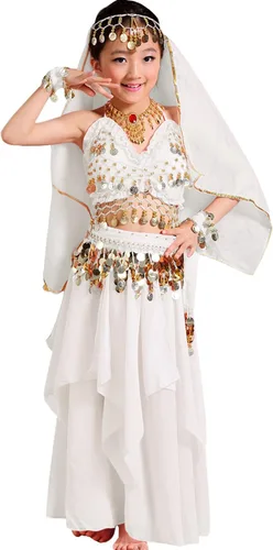 Vista 41 de Astage Disfraz de princesa para niñas, ropa de Halloween, vestido de carnaval, danza, todos los conjuntos