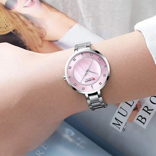 Vista 3 de Relojes Mujer Oro Rosa Top Marca de Lujo Reloj de las Mujeres de Cuarzo Impermeable Reloj de Pulsera de las Mujeres de las Señoras Niñas