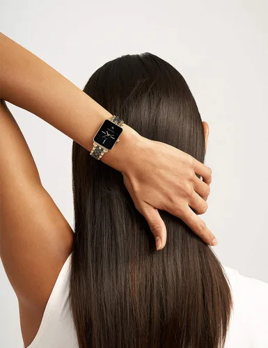 Vista 2 de Anne Klein Reloj de pulsera de cerámica con esfera de diamante genuino para mujer