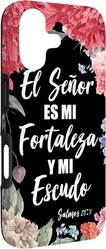 Vista 3 de El Señor ES Mi Fortaleza Spanish Christian Bible Verse Case for iPhone 17