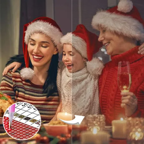 Vista 2 de EGUEGU Kits de pintura artística de diamantes personalizados para adultos – Pintura de perforación personalizada 5D para hacer tu propia foto