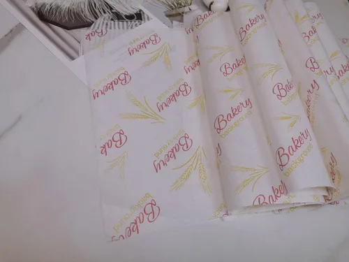 Vista 2 de Papel encerado, 100 hojas, 10.23 x 14.17 pulgadas, papel encerado para alimentos, resistente al aceite y al agua, perfecto para picnics y fiestas