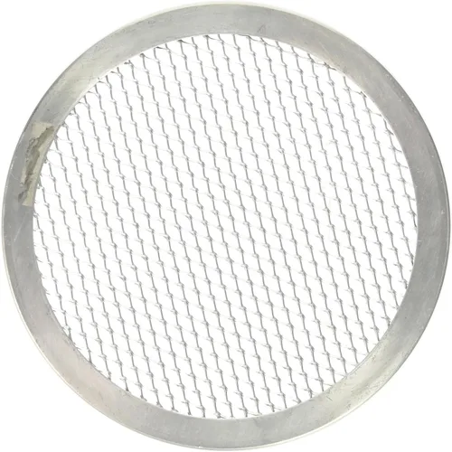 Vista 15 de American Metalcraft 18731 Pantalla rectangular de aluminio para hornear pizza, 11" L x 16" W