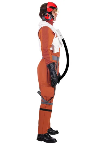Vista 5 de Disfraz deluxe de piloto Poe Dameron para hombre de Star Wars Multicolor