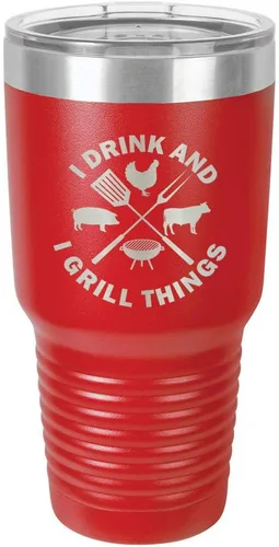 Vista 13 de Taza de viaje de acero inoxidable con diseño de Yeti Rambler