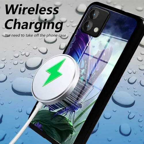 Vista 374 de Funda para Motorola Moto G Stylus 5G 2021 de vidrio templado, funda negra con diseño de mujer negra africana para mujeres y hombres, antiarañazos, a