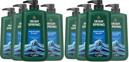 Vista 11 de Irish Spring Gel de Ducha 5 en 1 para Hombres, Gel de Ducha para Hombres, Te Mantiene Fresco y Limpio por 24 Horas, Acondiciona y Limpia Cuerpo