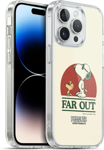 Vista 130 de Head Case Designs Funda de gel suave con licencia oficial de Peanuts Freak Flag Fly Woodstock 50th compatible con Apple iPhone 7 Plus/iPhone 8 Plus