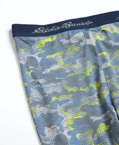 Vista 4 de Eddie Bauer Conjunto de ropa interior térmica para niños, camisa de capa base de rendimiento de 2 piezas y pantalones térmicos para niños y niñas
