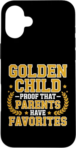 Vista 23 de Golden Child Mom's Favorite Gifted Kids Sibling Rivalry Art Case for iPhone 16