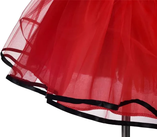 Vista 6 de Dressy Daisy Disfraz de lunares para bebé niña, vestido de tul para fiesta de cumpleaños, con diadema, color rosa, rojo, morado, rosa intenso