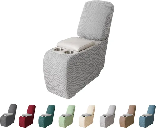 Vista 20 de Fundas de sofá reclinable seccional 100% impermeables para sofá reclinable en forma de L, funda de sofá modular de esquina en forma de L, fundas
