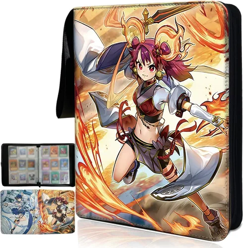Vista 8 de Carpeta para tarjetas coleccionables para 900 tarjetas Galaxy-Eyes