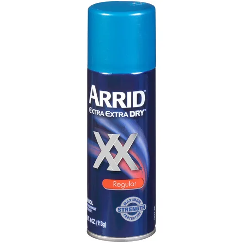 Vista 14 de Arrid XX Extra Extra Dry desodorante antitranspirante en aerosol, Regular 4 onzas.