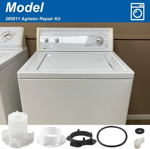 Vista 3 de 285811 Kit de reparación de agitador de lavadora de repuesto para lavadoras Whirlpool y Kenmore, compatible con AP3138838, 2744, 285746, 285811VP