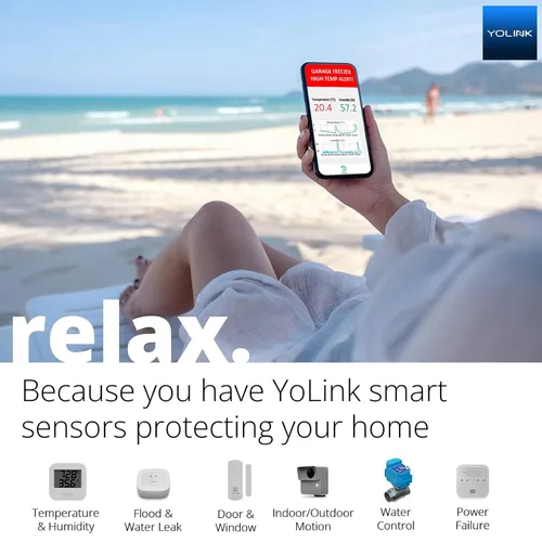 Vista 5 de Sensor de temperatura inalámbrico inteligente y sensor de humedad de amplio rango (-22 a 158 grados) para monitoreo de refrigerador, monitoreo