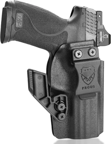 Vista 11 de PROUS Funda Kydex IWB Select para Echelon/Hellcat Pro/Hellcat, S&W Bodyguard 2.0/M&P 9/.40, Glock 17/19/43X MOS, Sig P365/P320 M17 M18, Taurus