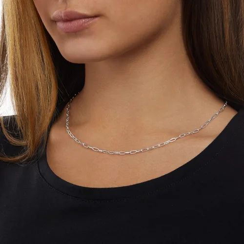 Vista 2 de Tienda Essentials Collar de cadena de clip chapado en oro de 14 quilates