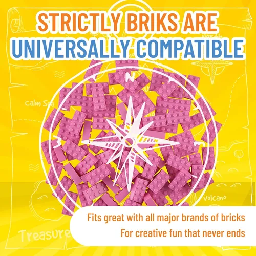 Vista 4 de Strictly Briks - Classic Briks - Kit de iniciación de construcción 100 % compatible con todas las principales marcas de bloques