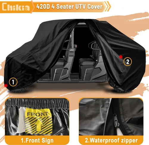 Vista 5 de UTV 4-6 plazas cubierta para Cfmoto Uforce 800XL 1000XL U10 XL PRO