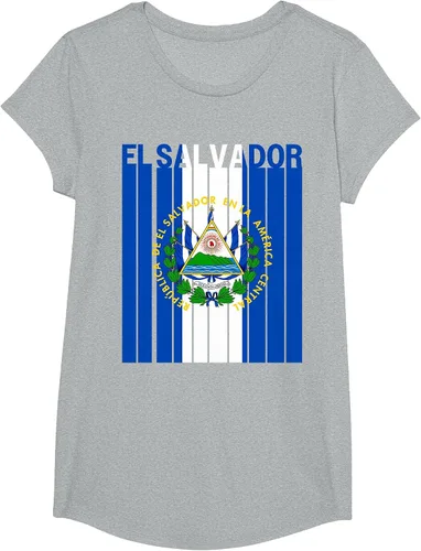 Vista 26 de Camiseta con la bandera de El Salvador