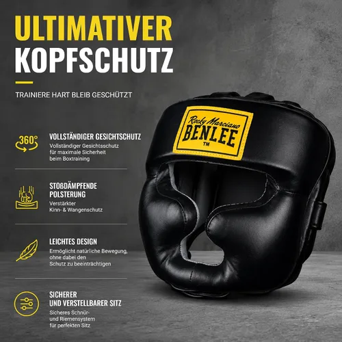 Vista 3 de BENLEE Rocky Marciano Protección completa Kopfschützer