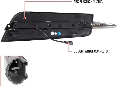 Vista 5 de Luces antiniebla para parachoques delantero, repuesto para luces de conducción+biseles para Chevy Cruze 2009-2013
