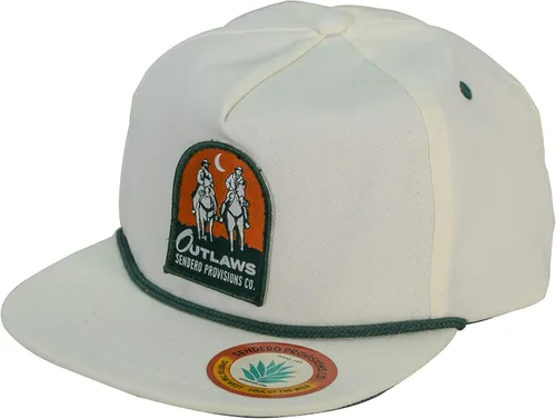 Vista 2 de Sendero Provisions Co. Outlaw - Sombrero de lona cepillada, color blanco, Blanco