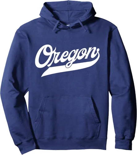 Vista 6 de Oregon Sudadera con capucha clásica, Negro, S