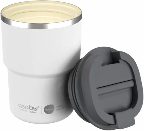 Vista 37 de asobu Taza de viaje 360 – Taza de acero inoxidable aislada al vacío de 28 onzas con tapa y asa a prueba de derrames de 360° – Mantiene las bebidas