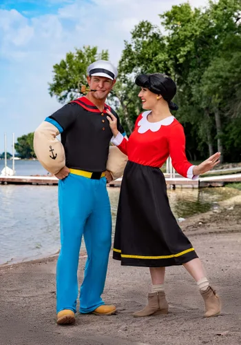 Vista 3 de Disfraz de Popeye para Hombre Multicolor