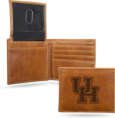 Vista 70 de NCAA Rico Industries Cartera Billetera con Grabado Láser Cartera Billetera con Grabado Láser - Diseño Delgado - Gran Regalo