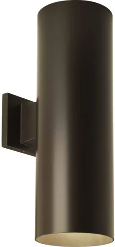 Vista 11 de Progress Lighting Aplique de pared cilíndrico de 6 pulgadas, 2 luces modernas de montaje en pared arriba y abajo, iluminación interior y exterior