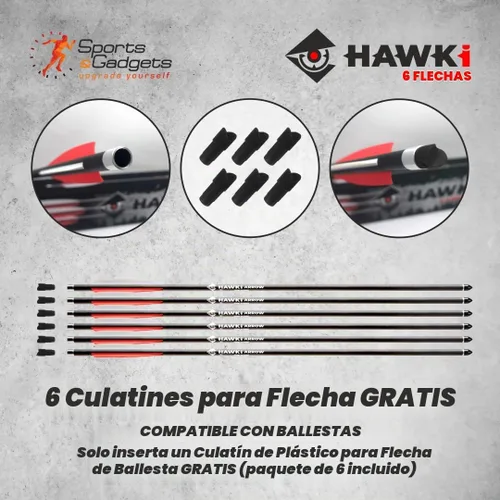 Vista 3 de Hawk-i Flecha de carbono PCP 13.26 oz flechas pernos para caza PCP armas de aire o ballestas 12 flechas