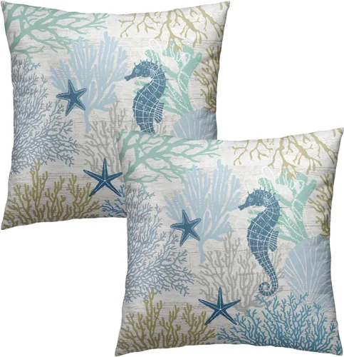 Vista 75 de Giwawa Juego de 2 fundas de almohada decorativas con diseño floral de girasol de 16 x 16 pulgadas, fundas de cojín decorativas para el hogar, sofá