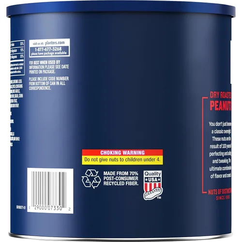 Vista 6 de Planters - cacahuetes tostados secos, bote de 52 oz (paquete de 2)