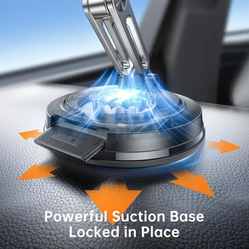 Vista 12 de SYNCWIRE Soporte de automóvil MagSafe, [3 ejes ajustables] Soporte magnético para teléfono al vacío, ventosa reemplazable (tablero/parabrisas)