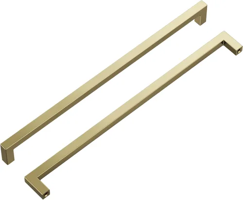 Vista 65 de Hickory Hardware - HH075326-BGB - Manija de la colección Skylight, 3 pulgadas de centro a centro, latón dorado cepillado.
