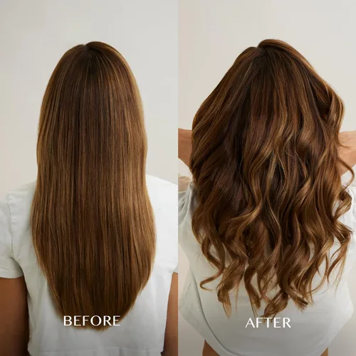 Vista 4 de Kristin Ess Hair Nanoblack - Plancha alisadora de pelo 3 en 1 + spray protector de calor Style Assist – Herramienta profesional de cerámica caliente