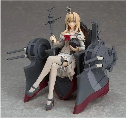 Vista 2 de Max Factory Kancolle: Figura de acción Warspite Figma, marrón, beige, gris, 6 pulgadas