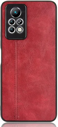 Vista 10 de Funda de teléfono para Infinix Note 11 Pro/11s, funda para Infinix Note 11 Pro/11s Funda protectora de piel sintética tipo vaca, antideslizante, a