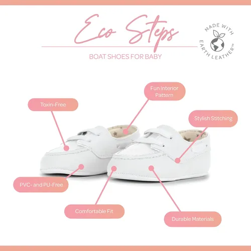 Vista 3 de JuJuBe Eco Steps - Zapatos náuticos para bebés piel vegana