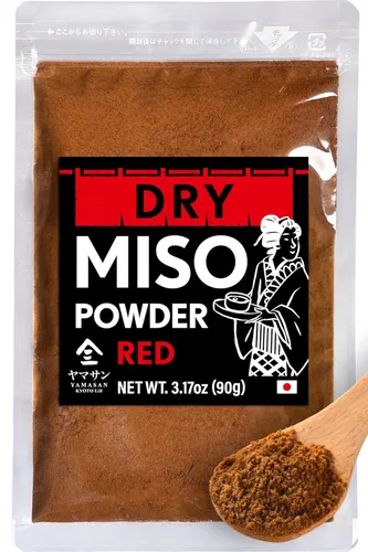 Vista 8 de YAMASAN KYOTO UJI - Condimento de Miso de Ajo Seco Japonés, Polvo de Miso Liofilizado Mezclado con Ajo en Polvo, Rico Aroma y Umami, Sin Aditivos