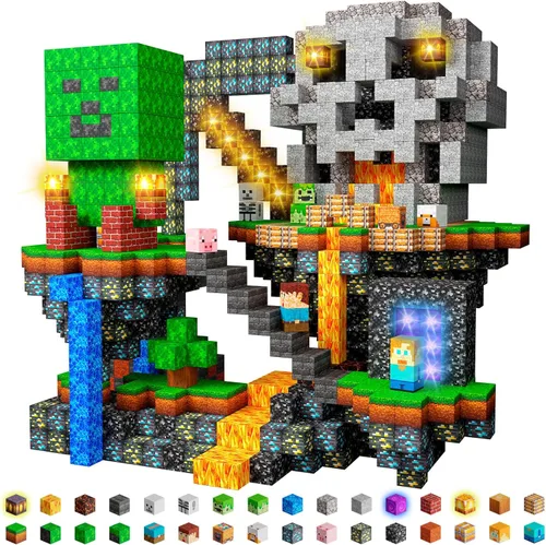 Vista 12 de Bloques de construcción magnéticos STEM juguete para niños a partir