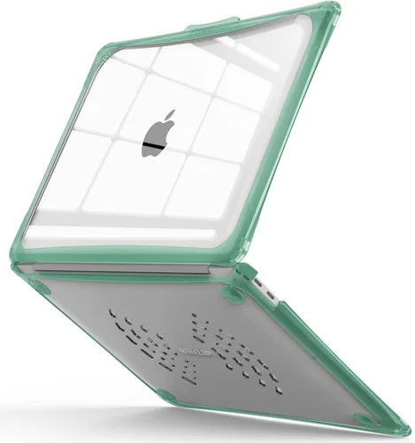 Vista 10 de IBENZER Hexpact AT13-BK - Funda compatible con MacBook Air de 13 pulgadas 2022 2021 2020 M1 A2337 A2179 A1932, funda protectora resistente