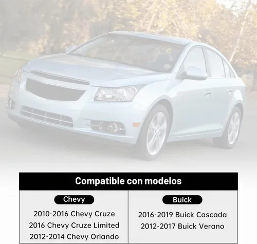Vista 3 de Depósito de refrigerante EVIL ENERGY, compatible con Chevy Cruze 2010-2016 Orlando 2012-2014 2016-2019 Buick Cascada 2012-2017 Verano, reemplazo